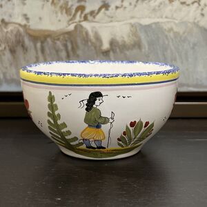 Vintage HENRIOT QUIMPER France French (1) Teacup Faience